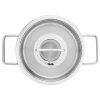 Casserole kozica PURE 20 cm, 2,4 l, s inox Pokrov za lonec, inox, Fissler