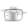 Casserole kozica PURE 20 cm, 2,4 l, s steklenim Pokrovom za lonec, inox, Fissler
