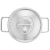 Lonec za kuhanje PURE 20 cm, 3,6 l, s inox Pokrov za lonec, inox, Fissler