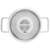 Lonec za kuhanje PURE 16 cm, 1,9 l, s steklenim pokrovom za lonec, inox, Fissler