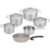 Set posode PURE + univerzalna ponev CERATAL COMFORT, set 6, Fissler