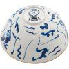 Servirna skleda DIESEL CLASSICS ON ACID KOI, 18 cm, bela/modra, porcelan, Seletti