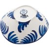 Servirna skleda DIESEL CLASSICS ON ACID PAJARO, 18 cm, bela/modra, porcelan, Seletti