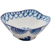 Servirna skleda DIESEL CLASSICS ON ACID PAJARO, 18 cm, bela/modra, porcelan, Seletti