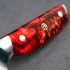 Santoku nož RESIN FUTURE, 17 cm, rdeča, Dellinger