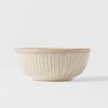Jedilna skleda RIDGED ALABASTER, 160 ml, krem, keramika, MIJ