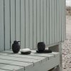 Lonček za zobne ščetke FJORD, 10 cm, črna, kamenina, Stelton