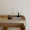 Namizni svečnik IDA, 10 cm, črna, železo, Stelton
