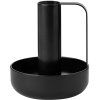 Namizni svečnik IDA, 10 cm, črna, železo, Stelton