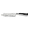 Santoku nož EDONIST, 18 cm, zakovice iz nerjavečega jekla, črna, Lion Sabatier