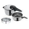 Ekonom lonec PERFECT PREMIUM, 4,5 l + 3 l + parni vložek, set 3 kosov, nerjaveče jeklo, WMF