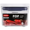 Kuhinjska posoda za shranjevanje POP GOOD GRIPS, 400 ml, majhna kvadratna, plastična, OXO