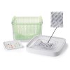 Posoda za shranjevanje hrane GREENSAVER GOOD GRIPS, 4,0 l, bela, plastika, OXO