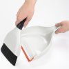 Smetišna in krtača set GOOD GRIPS, 30 cm, bela, plastika, OXO
