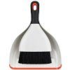 Smetišna in krtača set GOOD GRIPS, 30 cm, bela, plastika, OXO
