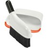 Smetišna in krtača set GOOD GRIPS, 19 cm, bela, plastika, OXO