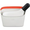 Smetišna in krtača set GOOD GRIPS, 19 cm, bela, plastika, OXO