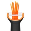 Lupilec za zelenjavo JULIENNE GOOD GRIPS, 11 cm, oranžna, plastika, OXO