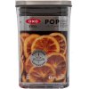 Kuhinjska posoda za shranjevanje POP STEEL, 1,0 l, majhna kvadratna, plastična, OXO