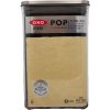 Kuhinjska posoda za shranjevanje POP STEEL, 4,2 l, velika kvadratna, plastika, OXO