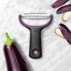 Lupilec za zelenjavo GOOD GRIPS, 13 cm, vijolična barva, plastika, OXO