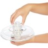 Posoda z vrtljivim cedilom GOOD GRIPS, 2,7 l, bel, plastičen, OXO
