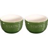 Ramekin, 9 cm, set 2, zelena, keramika, Staub