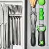 Metlica za stepanje GOOD GRIPS, 18 cm, črna, iz nerjavečega jekla, OXO