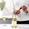 Zamašek za vino STEEL, set 2, srebrna, iz nerjavečega jekla, OXO