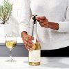 Zamašek za vino STEEL, set 2, srebrna, iz nerjavečega jekla, OXO