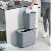Koš za odpadke GORECYCLE 30112, 46 l, za sortirane odpadke, siva, Joseph Joseph