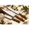 Santoku nož PROVENCAO, 18 cm, zakovice iz nerjavečega jekla, rjava, Lion Sabatier