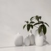Vaza CEOLA, bela, 13 cm, Blomus