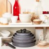 Set posode INGENIO NATURAL FORCE L3969002, set 4 kosov, siva, aluminij, Tefal