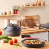 Set posode INGENIO NATURAL FORCE L3969002, set 4 kosov, siva, aluminij, Tefal
