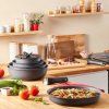 Set namizne posode INGENIO NATURAL FORCE L3969053, set 5 kosov, nelepljiva površina, Tefal