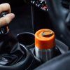 Potovalni lonček, 340 ml, oranžna, iz nerjavečega jekla, Black+Blum