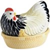 Kuhinjska posoda za shranjevanje MOTHER HEN, 21 cm, črna/bela, kamenina, Mason Cash