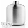 Vedro za led LIQUID LOUNGE 1,4 l, srebrna, nerjaveče jeklo, Eva Trio