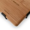 Držalo za prtičke NORDIC KITCHEN 19 x 5 cm, črna, plastika/bambus, Eva Trio