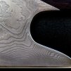Kuharski nož THE KNIFE GRENADILL DAMASCUS, 26 cm, rjava, Güde