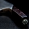 Kuharski nož THE KNIFE GRENADILL DAMASCUS, 26 cm, rjava, Güde