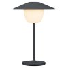 Prenosna namizna svetilka ANI MINI, 21 cm, LED, magnetno siva, aluminij, Blomus
