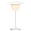 Prenosna namizna svetilka ANI MINI, 21 cm, LED, bela, aluminij, Blomus