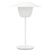 Prenosna namizna svetilka ANI MINI, 21 cm, LED, bela, aluminij, Blomus