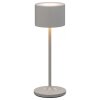 Prenosna namizna svetilka FAROL MINI, 19,5 cm, LED, bela, satelitsko siva, Blomus