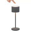 Prenosna namizna svetilka FAROL MINI, 19,5 cm, LED, toplo siva, aluminij, Blomus