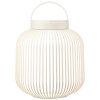 Prenosna namizna svetilka LITO M, 30,5 cm, LED, svilnato siva, jeklo, Blomus