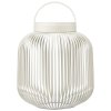 Prenosna namizna svetilka LITO M, 30,5 cm, LED, svilnato siva, jeklo, Blomus