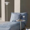 Prenosna namizna svetilka ANI MINI, 21 cm, LED, toplo siva, aluminij, Blomus
